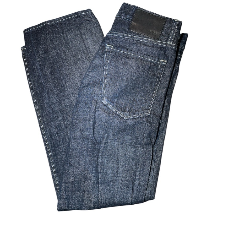 Boss Blue Straight Jeans Classic Denim